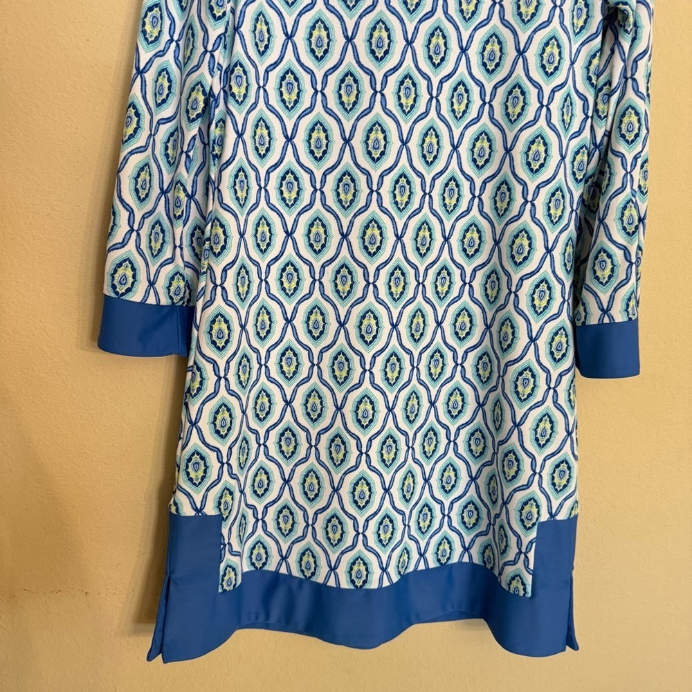 Cabana Life Sleeveless Tunic Dress Sz S Blue Beach Coverup Resort UPF 50+ Summer - Picture 12 of 16